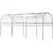 Outsunny Tunnel Tomato Greenhouse with 4 Hoops and Top Tap, Pointed Bottom and Guy Ropes, 400 x 123 x 171 cm, Clear - 1