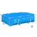Outsunny Steel Frame Pool with Filter Pump, Filter Cartridge, Reinforced Sidewalls Rust Resistant Above Ground Swimming Pool 292 x 190 x 75cm, Blue - 1