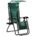 Outsunny Zero Gravity Lounger Chair, Folding Reclining Patio Chair with Shade Cover, Padded Seat, Cup Holder, Soft Cushion and Headrest for Poolside, Camping, Green - 1