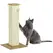 PawHut 80cm Scratching Post, with Toy Ball, Sisal Rope - White - 1