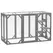 PawHut 71" Outdoor Wooden Cat House with Three Platforms, Large Door, Water-Resistant Roof, for Multiple Cats, Grey - 1