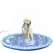 PawHut Dog Splash Pad, Pet Sprinkler Mat, Non-Slip Dog Paddling Pool, Foldable Outdoor Sprinkler and Splash Mat Water Play for Garden, Patio, Summer Fun, 170 cm - 1