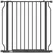 PawHut Extra Wide Dog Gate, with Door Pressure, for Doorways, Hallways, Staircases - Black - 1