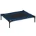 PawHut Raised Dog Bed Cat Elevated Lifted Puppy Pet Elevated Cot Portable Camping Basket – Blue (Medium) - 1