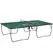 SPORTNOW 9FT Folding Tennis Table, with 8 Wheels, for Indoor Use, Green - 1