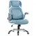 Vinsetto Linen-Look Office Chair, with Adjustable Height and Tension - Blue - 1