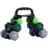 SPORTNOW Dumbbells Set with Storage Rack, 2 x 1kg, 2 x 3kg, 2 x 5kg, Green - 1