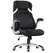 Vinsetto Linen-Look Office Chair, with Adjustable Height and Tension - Black - 1