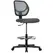 Vinsetto Ergonomic Mesh Standing Desk Chair with Adjustable Footrest Ring and Seat Height Charcoal Grey - 1