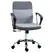 Vinsetto Office Chair Linen Fabric Swivel Computer Desk Chair Home Study Adjustable Chair with Wheels, Grey - 1