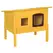 Pawhut Garden Wooden Cat House Hide Cage Outdoor Pet Play Home Waterproof Roof Kitty Shelter Kennel w/ith Door & Window - 1