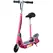 HOMCOM Foldable Powered Scooter with Adjustable Seat, Brake, Pink - 1