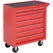 DURHAND 7-Drawer Tool Box on Wheels Tool Cabinet 150 Load with Lockable Swivel Castors, Red - 1