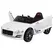 HOMCOM Kids Electric Car Kids Ride on Toys W/ LED Lights-White - 1