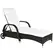 Outsunny Brown Rattan Sun Lounger w/ Adjustable Steel Frame,200Lx73Wx56-103H cm - 1