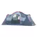 Outsunny Fibreglass & Steel Frame 5/6 Person Lightweight Camping Tent Blue - 1