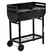 Outsunny Steel 2-Grill Charcoal BBQ w/ Wheels Black - 1