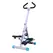 HOMCOM Stepper w/ Handle Hand Grip Workout Fitness Machine For Fitness Aerobic Exercise Home Gym White - 1