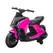 HOMCOM 6V Kids Electric Motorbike Ride On Toy w/ Music LED Lights Safety Training Wheels for Girls Boy 2-4 Years Pink - 1