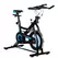 HOMCOM Stationary Exercise Bike, 8kg Flywheel Indoor Cycling Workout Fitness Bike, Adjustable Resistance Cardio Exercise Machine w/ LCD Monitor Pad and Phone Holder for Home, Gym, Office, Black - 1