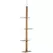 PawHut 260cm Floor To Ceiling Cat Tree for Indoor Cats w/ Three Platforms Activity Centre - Brown - 1