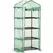 Outsunny 4 Tier Mini Greenhouse, Portable Compact Green House with Steel Frame, PE Cover, Roll-up Door, 70 x 50 x 160 cm, Green - 1