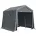 Outsunny 9 X 7.5ft Temporary Outdoor Equipment Shed - Dark Grey - 1