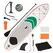 Outsunny 10'6" x 30" x 6" Inflatable Stand Up Paddle Board, Non-Slip & Ultra-Light Deck with Adj Paddle, ISUP Accessories, Pump and Carry Bag, for Youth Adults Beginner - 1
