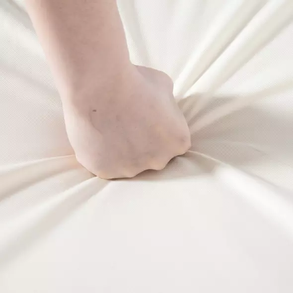 Outsunny 2 Seater Rattan Garden Swing Chair, Porch Swing Bench Loveseat with Cushion, Wicker Outdoor Hanging Swinging Seat with 2 Metal Chains, 250 KG Capacity for Patio, Balcony, Cream White - 9