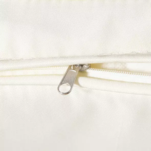 Outsunny 2 Seater Rattan Garden Swing Chair, Porch Swing Bench Loveseat with Cushion, Wicker Outdoor Hanging Swinging Seat with 2 Metal Chains, 250 KG Capacity for Patio, Balcony, Cream White - 7