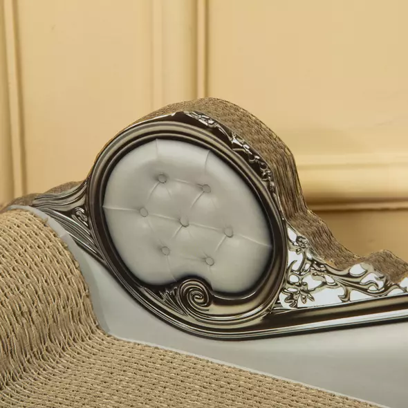 PawHut Cat Furniture, with Scratching Pad & Catnip - Brown - 7