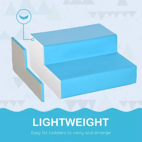 HOMCOM 6 Piece Soft Play Equipment for Kids Climb and Crawl, Multicoloured - 7