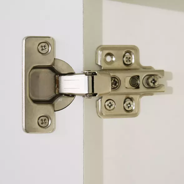 kleankin Tall Bathroom Cabinet with Adjustable Shelves, 5-Tier Modern Freestanding Tallboy with Storage Cabinets, White - 9