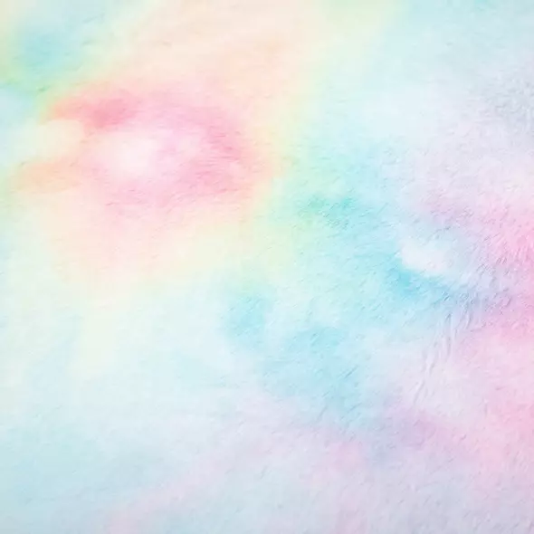 Vinsetto Fluffy Unicorn Office Chair with Mid-Back and Swivel Wheel, Cute Desk Chair, Rainbow Multi-Colored - 9