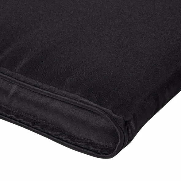 Outsunny Garden Sun Lounger Cushion Replacement Soft Sunbed Reclining Chair Relaxer Pad with Pillow, Cushion ONLY - Black - 8