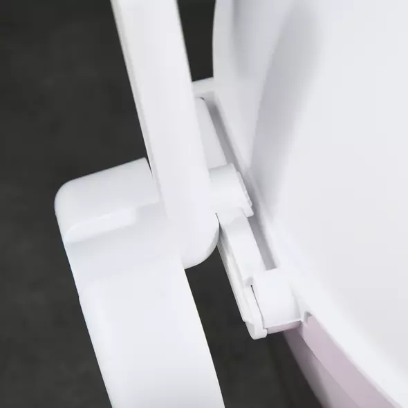 PawHut Large Cat Litter Box, with Scoop, Front Entrance, 53 x 51 x 48cm - Pink - 9