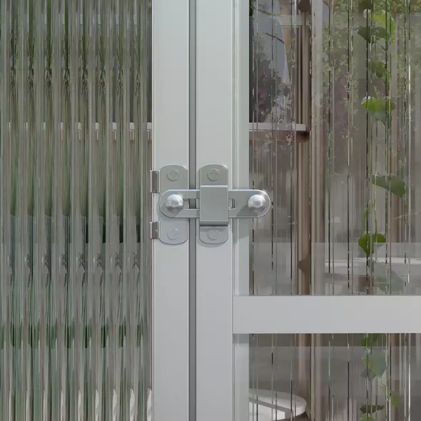 Outsunny 8 x 6ft Aluminium Frame Greenhouse - 9