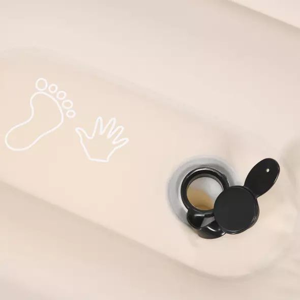 Outsunny Double Inflatable Mattress, with Built-In Pump - White - 8