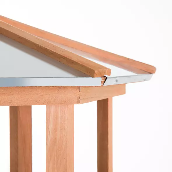 PawHut Wooden Bird Table for the garden Feeding Station, 153Hcm - 9