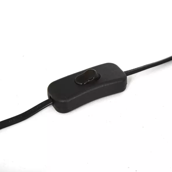 HOMCOM Nautical Style Table Lamp with Fabric Lampshade Metal Frame Power Switch, 48cm Home Desk Lamp Bedroom Living Room Study E27 Base, Beige - 8