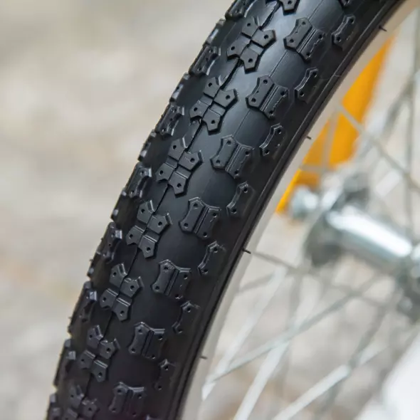 HOMCOM Kids Scooter, Kick Stunt Scooter with Adjustable Handlebar, Dual Brakes, Basket, Cupholder, Mudguard, 16" Inflatable Rubber Wheels, for 5-12 years, Orange - 8