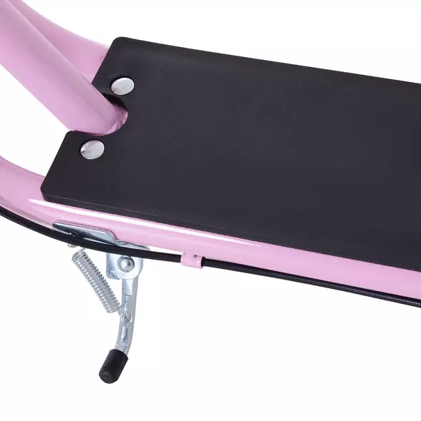 HOMCOM Stunt Scooter, Kids Scooter with 16" Big Wheels, Adjustable Height, Dual Brakes, for Ages 5+ Years, Pink - 9