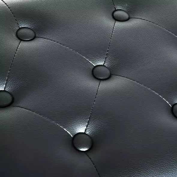 HOMCOM PU Leather Upholstered Piano Stool, Height Adjustable Makeup Stool Bench Dressing Table Seat, White - 8