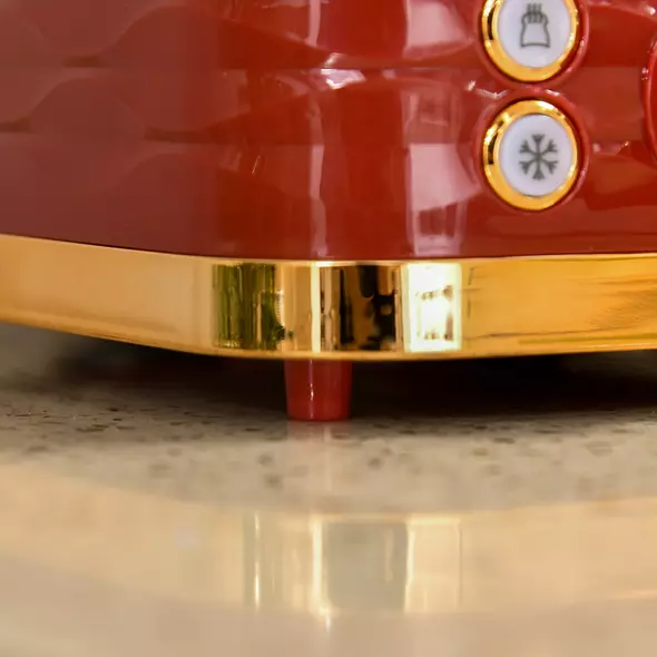 HOMCOM 3000W 1.7L Rapid Boil Kettle & 4 Slice Toaster, Kettle and Toaster Set with 7 Browning Controls and Crumb Tray, Red - 9