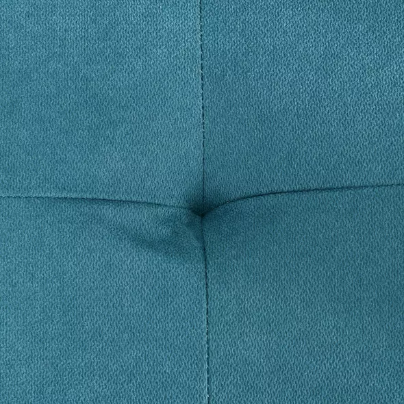 HOMCOM Loveseat Sofa Bed, Convertible Bed Settee with 2 Cushions, Side Pockets for Living Room, Blue - 8