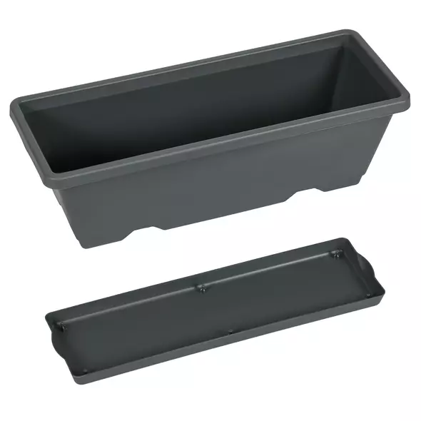 Outsunny 5-Tier Vertical Raised Garden Planter with 5 Container Boxes, Outdoor Plant Stand for Vegetable Flowers, Grey - 8