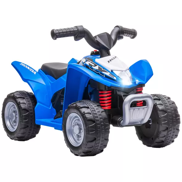 AIYAPLAY Honda Licensed Kids Electric Quad Bike, 6V ATV Ride On for Ages 1.5-3 Years, Blue - 1