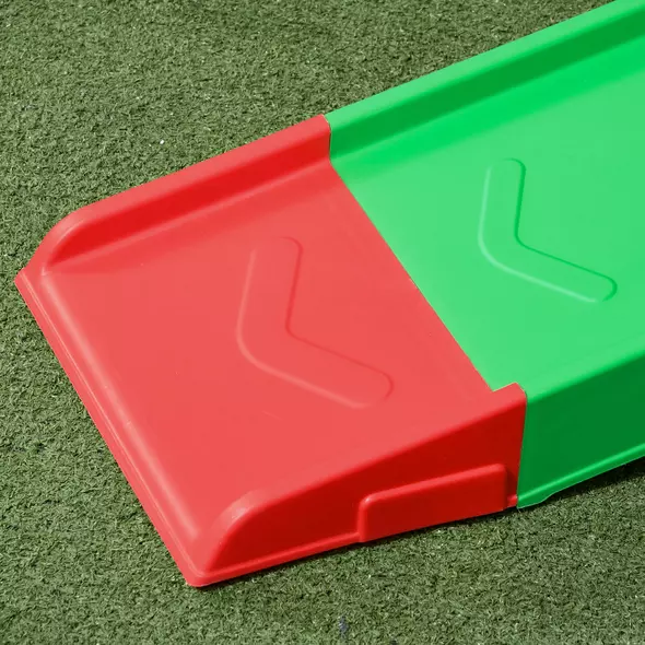 AIYAPLAY 3(m) Four-Piece Ride on Kids Roller Coaster w/ Non-Slip Steps, for Ages 2-5 Years - Multicoloured - 8