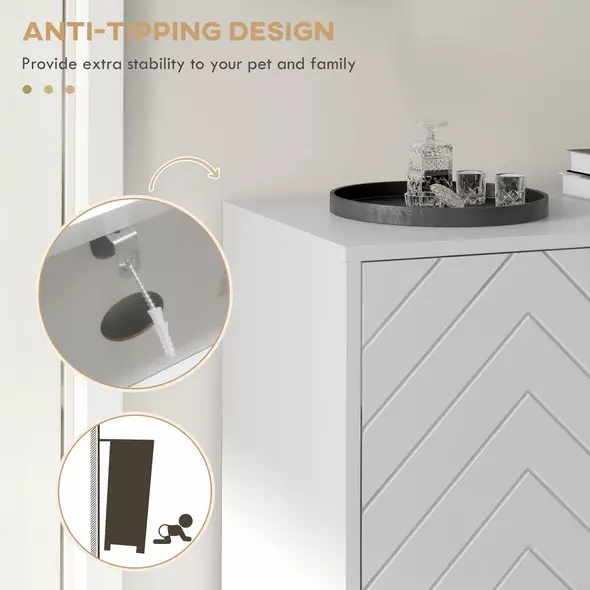 HOMCOM Shoe Storage Cabinet, Modern Shoe Cupboard with Open Shelf, Adjustable Shelf, 6 Vents, Shoe Rack for 12 Pairs of Shoes - 7