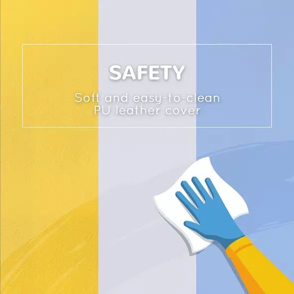 HOMCOM 2 Piece Soft Play Set for Toddler Climb and Crawl, for 12-36 Months, Grey - 5